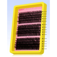 Cluster Lashes Kit Fluffy Individual Lashes Volume Mixed Tray Faux Mink Lashes Eyelash Extension Mak Cluster Lashes Kit Fluffy Individual Lashes Volume Mixed Tray Faux Mink Lashes Eyelash Extension Mak