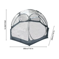 Transparent Camping Tent 4-8 Person Star Dome Tent Portable Spherical Tents 360 Degree Panoramic Win