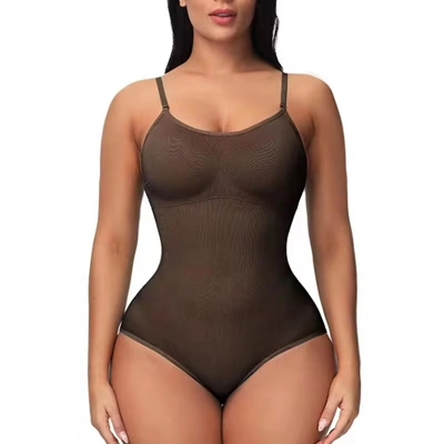 Super Sale V Neck Spaghetti Strap Bodysuit Compression Bod.. Super Sale V Neck Spaghetti Strap Bodysuit Compression Bod..