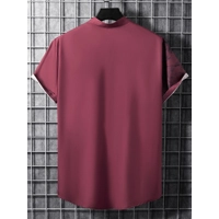 Manfinity RSRT Men Plants Print Button up Shirt without Tee Manfinity RSRT Men Plants Print Button up Shirt without Tee