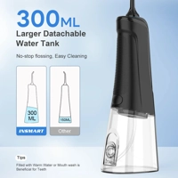 Oral Irrigator Dental Water Flosser Teeth Whitening Waterproof Portable Dental Water Jet Floss 300ML Oral Irrigator Dental Water Flosser Teeth Whitening Waterproof Portable Dental Water Jet Floss 300ML