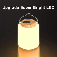 Rechargeable LED Camping Lantern with Hook Super Bright Soft Light Tent Light Night Emergency Light