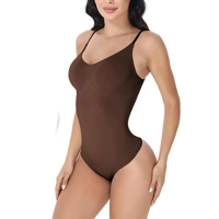 Super Sale V Neck Spaghetti Strap Bodysuit Compression Body Suits Open Crotch Shapewear Slimming Bod Super Sale V Neck Spaghetti Strap Bodysuit Compression Body Suits Open Crotch Shapewear Slimming Bod