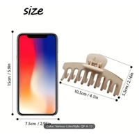 6Pcs Women Fashion Claw Clip Set Headwear Large Hair Claw Multiple Styles Korean for Girls Shark Cli