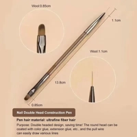 9PCS UV Gel Nail Brush Liner DIY Painting Pen Manicure Acrylic Drawing Brush for Nail Art Design Nai