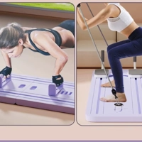 Multifunctional Abdominal Exercise Board Foldable Push-Up Board Pilates Board Body Shaping Machine H