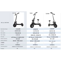 Dual Motor Electric Scooter Adults 85KM/H Max Speed 2400W6000W Folding Escooter 100KM Long Range Sco