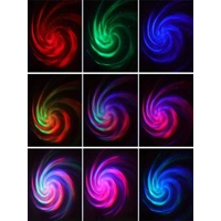 1Pc Usb Galaxy Night Light Projector with Remote Control, 7 Colors, for Bedroom, Adult Game Room, Ho