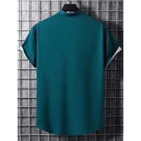 Manfinity RSRT Men Plants Print Button up Shirt without Tee Manfinity RSRT Men Plants Print Button up Shirt without Tee