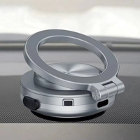Car Magnetic Phone Mount Vacuum Double-Sided Magnetic Suction Cup Phone Holder Folding Phone Bracket Car Magnetic Phone Mount Vacuum Double-Sided Magnetic Suction Cup Phone Holder Folding Phone Bracket
