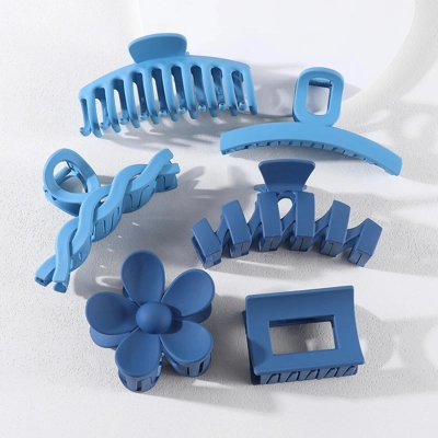 6Pcs Women Fashion Claw Clip Set Headwear Large Hair Claw .. 6Pcs Women Fashion Claw Clip Set Headwear Large Hair Claw ..