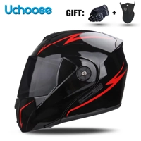 DOT Certification  Motorcycle Helmet Double Lens Cross Section Helmet Safety Modular Flip Helm Unise DOT Certification  Motorcycle Helmet Double Lens Cross Section Helmet Safety Modular Flip Helm Unise