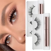 1 Pair Magnetic Eyelashes 3D Mink False Eyelash Magnetic Eyeliner Waterproof Long Lasting Fake Eyela 1 Pair Magnetic Eyelashes 3D Mink False Eyelash Magnetic Eyeliner Waterproof Long Lasting Fake Eyela