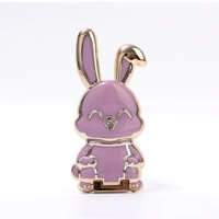 Finger Ring Phone Holder Desktop Ultra-Thin Cartoon Rabbit Phone Stand Foldable Buckle Adhesive Pull Finger Ring Phone Holder Desktop Ultra-Thin Cartoon Rabbit Phone Stand Foldable Buckle Adhesive Pull