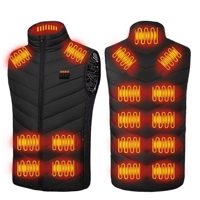 21 Areas Heated Vest Men Jacket Heated Winter Womens Electric Usb Heater Heating Jacket Man Thermal