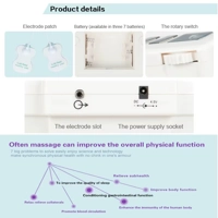 Tens Muscle Stimulator Electric Slipper Massager Gua Sha Acupuncture Pulse Machine Foot Relaxation T Tens Muscle Stimulator Electric Slipper Massager Gua Sha Acupuncture Pulse Machine Foot Relaxation T