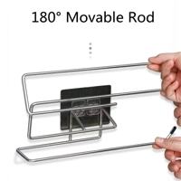 2PCS Kitchen Paper Towel Holder Adhesive Toilet Paper Rack Towel Hanger Tissue Dispenser Roll Napkin 2PCS Kitchen Paper Towel Holder Adhesive Toilet Paper Rack Towel Hanger Tissue Dispenser Roll Napkin