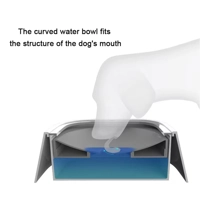 Dog Drinking Water Bowl Floating Non-Wetting Mouth Cat Bowl without Spill Drinking Water Dispenser P