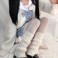 Lolita Long Socks Women Leg Warmers Knitted Warm Foot Cover White Arm Warmer Ladies Autumn Winter Cr Lolita Long Socks Women Leg Warmers Knitted Warm Foot Cover White Arm Warmer Ladies Autumn Winter Cr