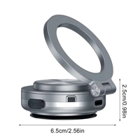 Car Magnetic Phone Mount Vacuum Double-Sided Magnetic Suction Cup Phone Holder Folding Phone Bracket Car Magnetic Phone Mount Vacuum Double-Sided Magnetic Suction Cup Phone Holder Folding Phone Bracket