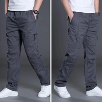 Summer Autumn Fashion Men Pants Casual Cotton Long Pants Straight Joggers Homme plus Size 5Xl 6Xl Fl