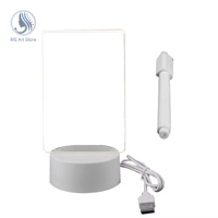 LED Note Board Night Lamp Message Board with Pen USB Plug-In Writable Night Lamp Gift for Children G