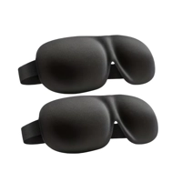 3D Contoured Sleep Mask 100% Light Blocking Eye Mask Ultra-Soft Skin-Friendly Material Breathable Ey 3D Contoured Sleep Mask 100% Light Blocking Eye Mask Ultra-Soft Skin-Friendly Material Breathable Ey
