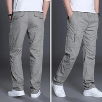 Summer Autumn Fashion Men Pants Casual Cotton Long Pants Straight Joggers Homme plus Size 5Xl 6Xl Fl