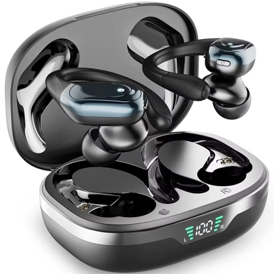 BX17 Bluetooth Earphones Tws Ear Hook Bluetooth 5.3 Running Sports Stereo Buttons Control with Micro