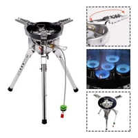Outdoor Camping Gas Stove 4360W Adjustable Height Foldable Burner for Picnic Camping Cooker Universa