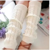 Lolita Long Socks Women Leg Warmers Knitted Warm Foot Cover White Arm Warmer Ladies Autumn Winter Cr Lolita Long Socks Women Leg Warmers Knitted Warm Foot Cover White Arm Warmer Ladies Autumn Winter Cr