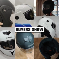 DOT Certification  Motorcycle Helmet Double Lens Cross Section Helmet Safety Modular Flip Helm Unise DOT Certification  Motorcycle Helmet Double Lens Cross Section Helmet Safety Modular Flip Helm Unise