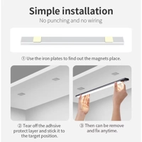 Motion Sensor Light Wireless LED Night Light USB Rechargeable Night Lamp Cabinet Wardrobe Lamp under Motion Sensor Light Wireless LED Night Light USB Rechargeable Night Lamp Cabinet Wardrobe Lamp under