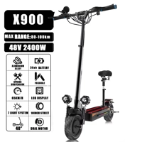 Dual Motor Electric Scooter Adults 85KM/H Max Speed 2400W6000W Folding Escooter 100KM Long Range Sco