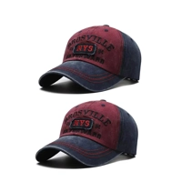 Four Seasons Men'S Baseball Cap Casual Wash Embroidered Cap Curved Brim Bowler Sun Hat Official Webs