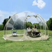 Transparent Camping Tent 4-8 Person Star Dome Tent Portable Spherical Tents 360 Degree Panoramic Win