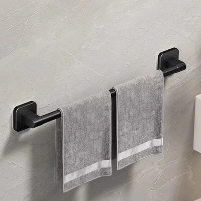 Wall Mounted Towel Rack Bathroom Storage Rack No Drilling .. Wall Mounted Towel Rack Bathroom Storage Rack No Drilling ..