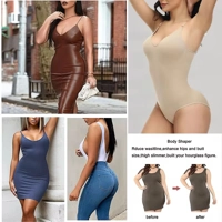 Super Sale V Neck Spaghetti Strap Bodysuit Compression Body Suits Open Crotch Shapewear Slimming Bod Super Sale V Neck Spaghetti Strap Bodysuit Compression Body Suits Open Crotch Shapewear Slimming Bod