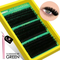 Cluster Lashes Kit Fluffy Individual Lashes Volume Mixed Tray Faux Mink Lashes Eyelash Extension Mak Cluster Lashes Kit Fluffy Individual Lashes Volume Mixed Tray Faux Mink Lashes Eyelash Extension Mak