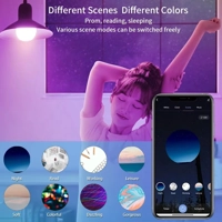 Tuya Smart Led Light Bulbs E27 B22 Wifi Bluetooth Smart Life Alexa Google Smartthings 15W RGB Lamp S