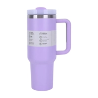 40 oz Insulated Tumbler with Straw, Handle & Lid – Stainless Steel, Hot & Cold Drinks, Fits Car Cup 40 oz Insulated Tumbler with Straw, Handle & Lid – Stainless Steel, Hot & Cold Drinks, Fits Car Cup