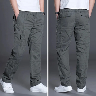 Summer Autumn Fashion Men Pants Casual Cotton Long Pants S.. Summer Autumn Fashion Men Pants Casual Cotton Long Pants S..