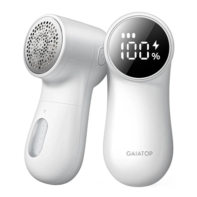 GAIATOP Rechargeable Fabric Shaver, Intelligent Digital Display Ball Remover, Manually Operated Swea