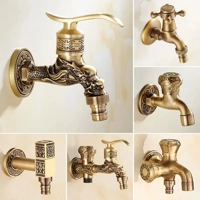 Decorative Brass Outdoor Faucet Garden Bibcock Tap Antique Retro Bathroom Washing Machine Faucet Bal Decorative Brass Outdoor Faucet Garden Bibcock Tap Antique Retro Bathroom Washing Machine Faucet Bal