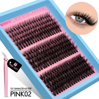 Cluster Lashes Kit Fluffy Individual Lashes Volume Mixed Tray Faux Mink Lashes Eyelash Extension Mak Cluster Lashes Kit Fluffy Individual Lashes Volume Mixed Tray Faux Mink Lashes Eyelash Extension Mak