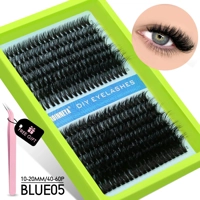 Cluster Lashes Kit Fluffy Individual Lashes Volume Mixed Tray Faux Mink Lashes Eyelash Extension Mak Cluster Lashes Kit Fluffy Individual Lashes Volume Mixed Tray Faux Mink Lashes Eyelash Extension Mak