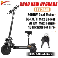 Dual Motor Electric Scooter Adults 85KM/H Max Speed 2400W6000W Folding Escooter 100KM Long Range Sco