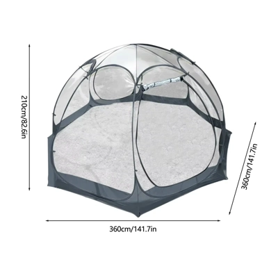 Transparent Camping Tent 4-8 Person Star Dome Tent Portabl.. Transparent Camping Tent 4-8 Person Star Dome Tent Portabl..