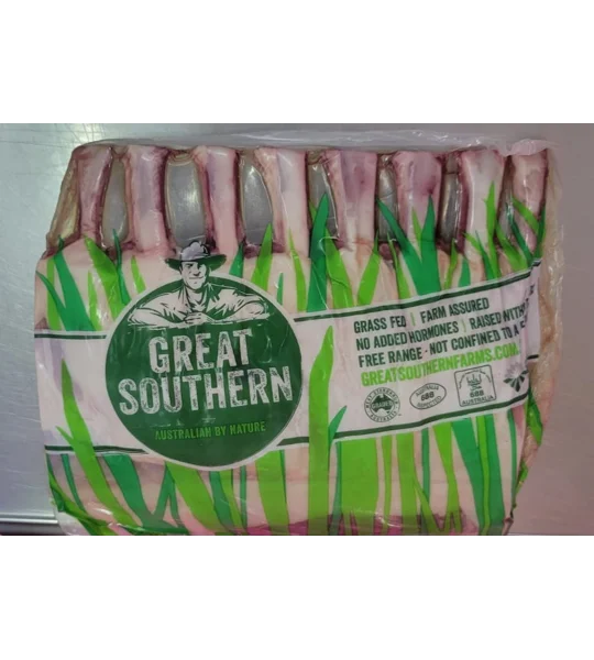 Australian Lamb Rack – 8 Bones (Approx. 850g)