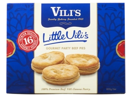 Vili's Gourmet Party Pies - 16 Pcs/Box
